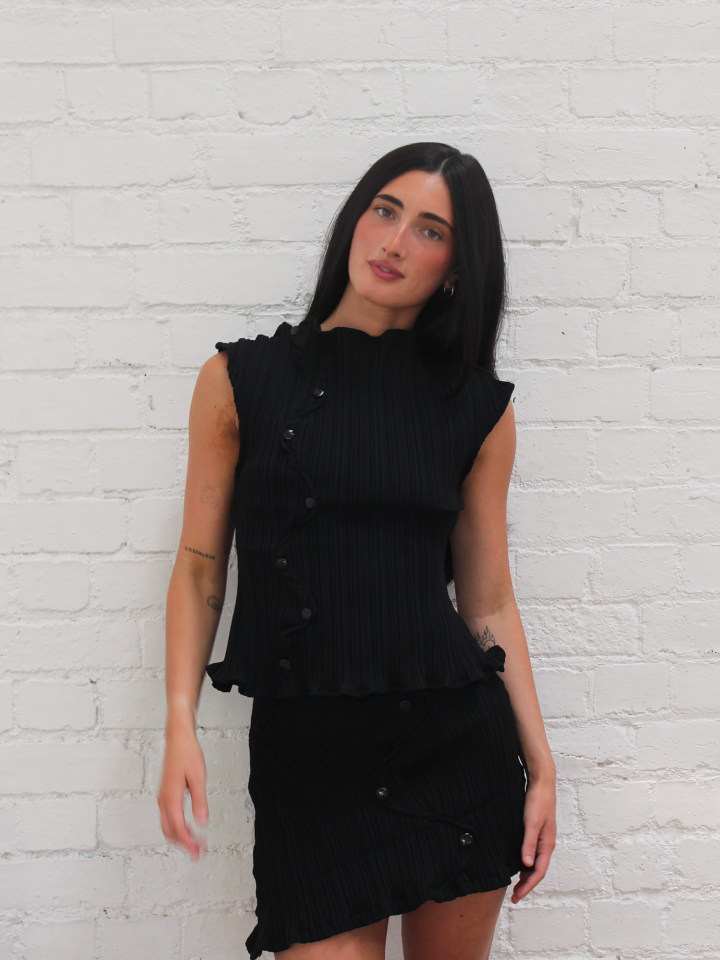 Lappata Top-Black