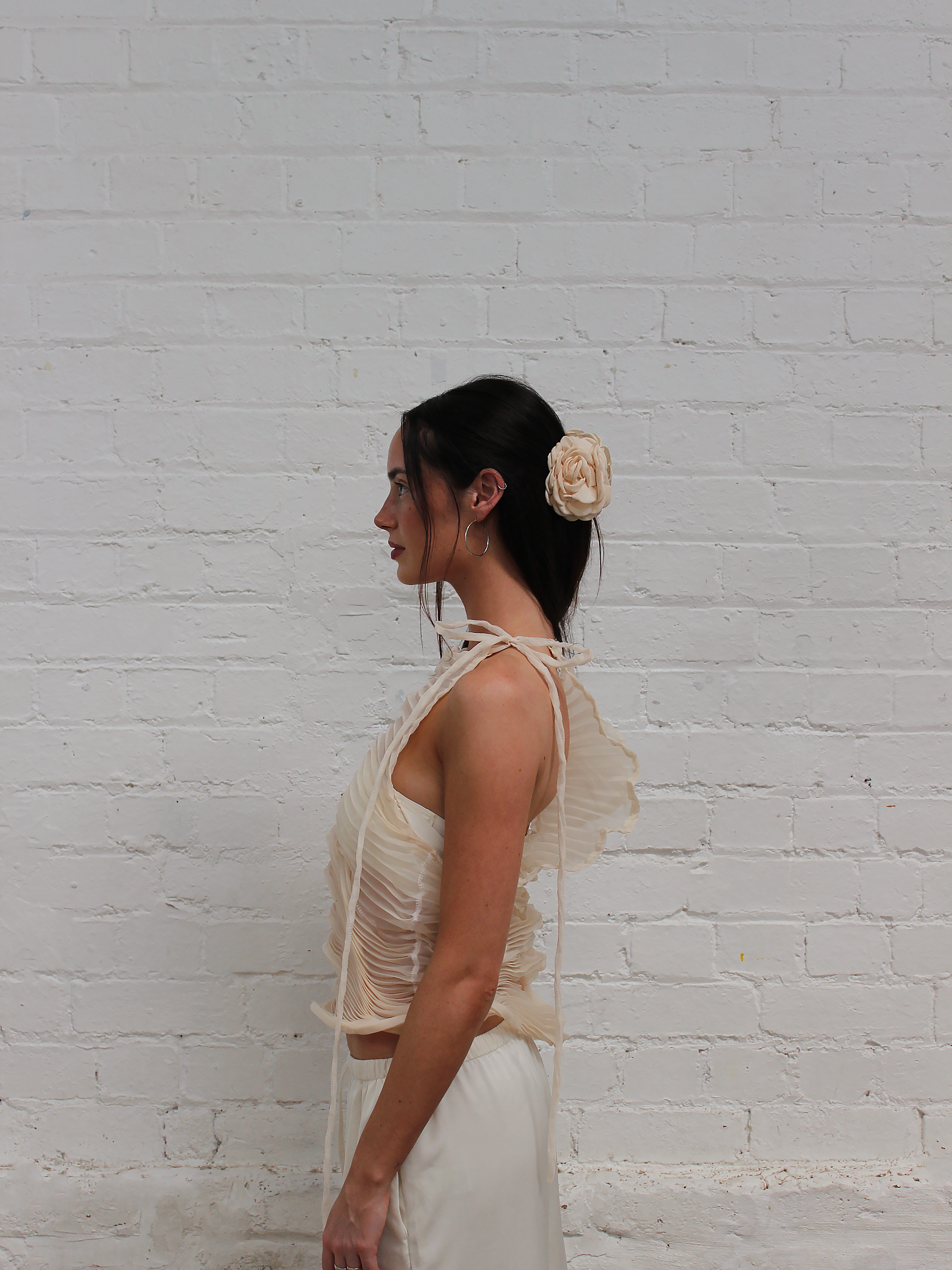Capiz Top-Sheer Pink