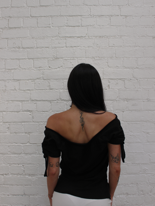 Catherine Top-Black