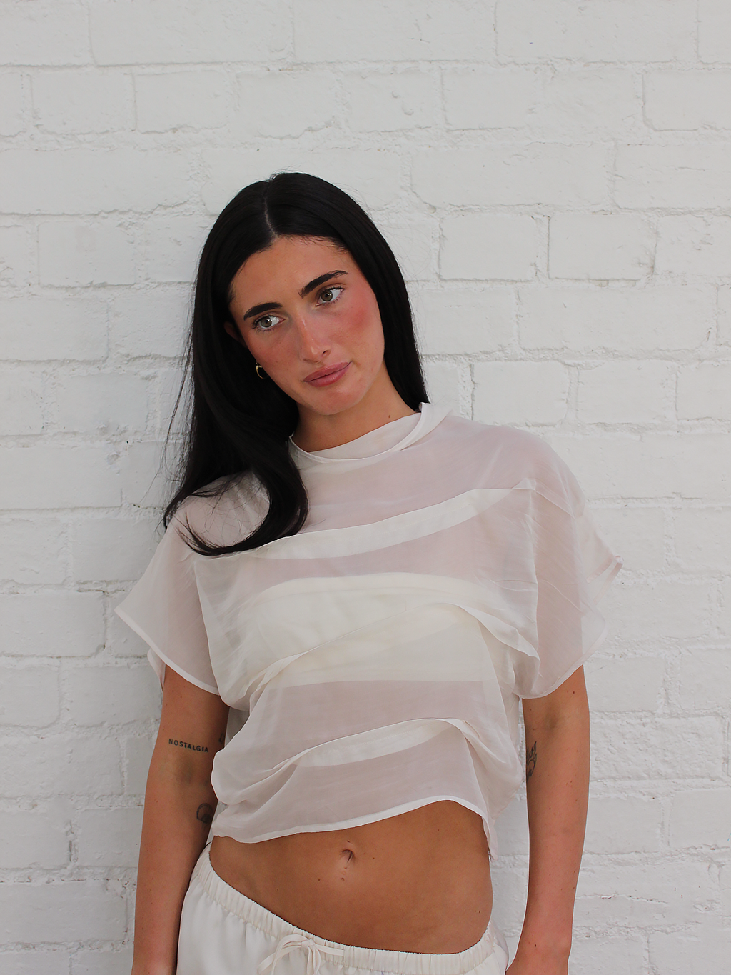 Laura Top-Sheer Pink