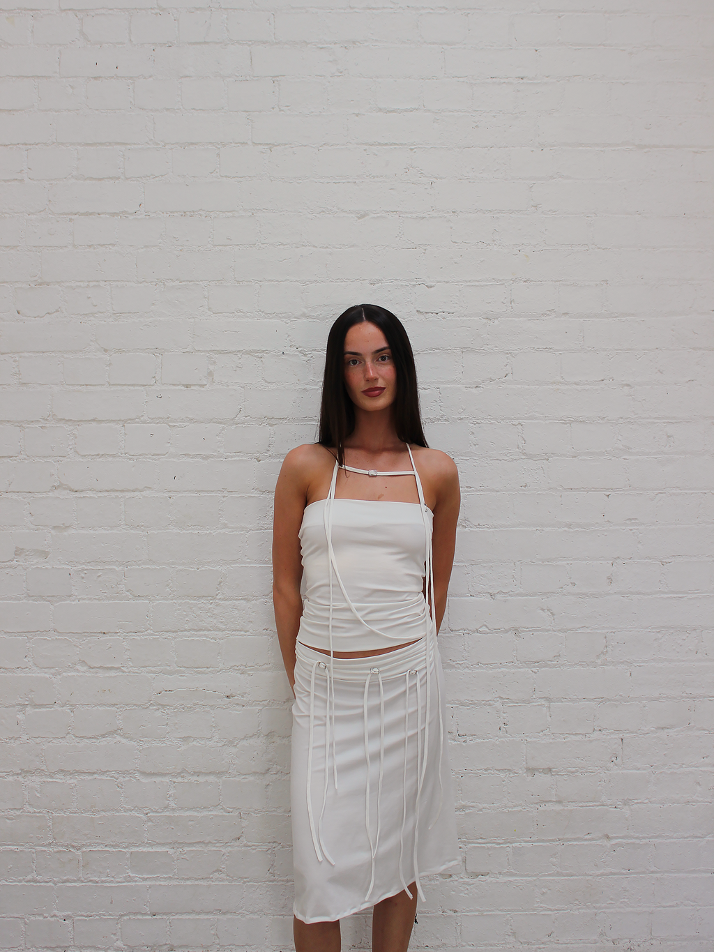 Siera Skirt-White