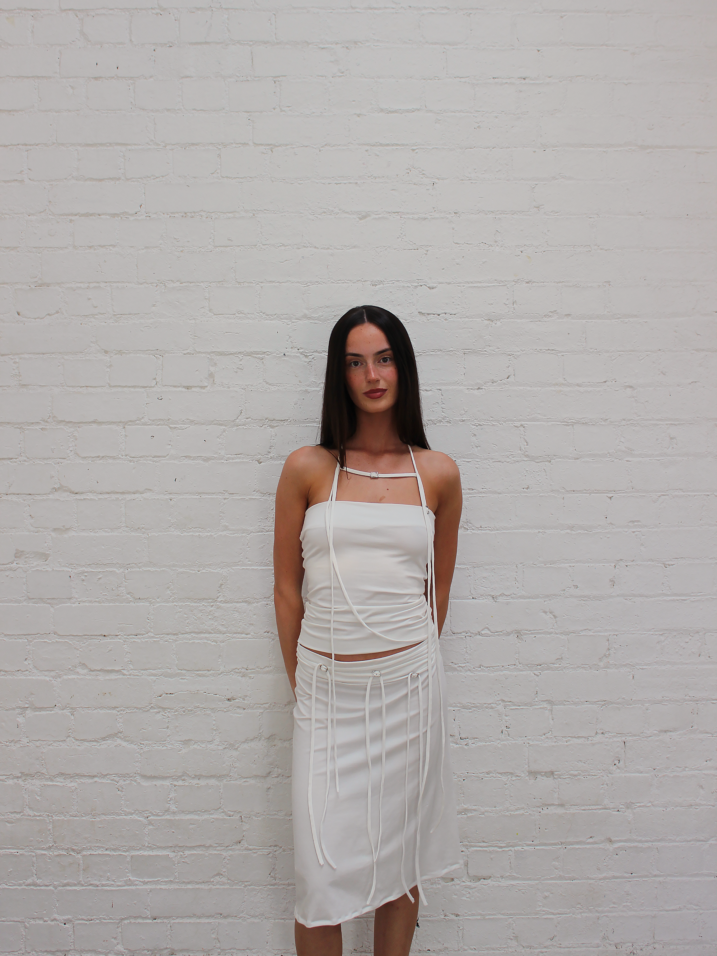 Siera Skirt-White