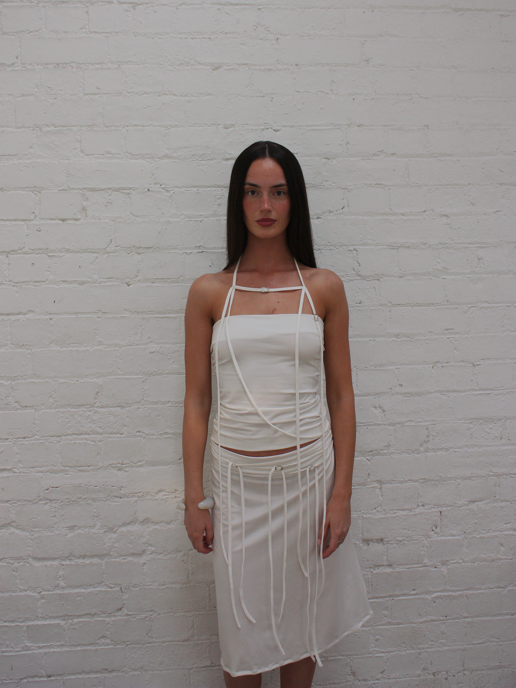 Siera Skirt-White